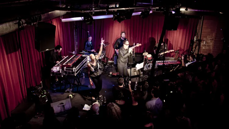 Soulful pop collective Fitz and The Tantrums performed a slew of songs from their new album in front of a live audience at KCRW's Apogee Sessions recently.