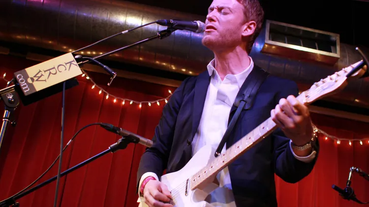 Teddy Thompson's musical pedigree gets your attention immediately, as the son of folk legends Richard and Linda Thompson, but it's his soaring voice that won our hearts at KCRW's…