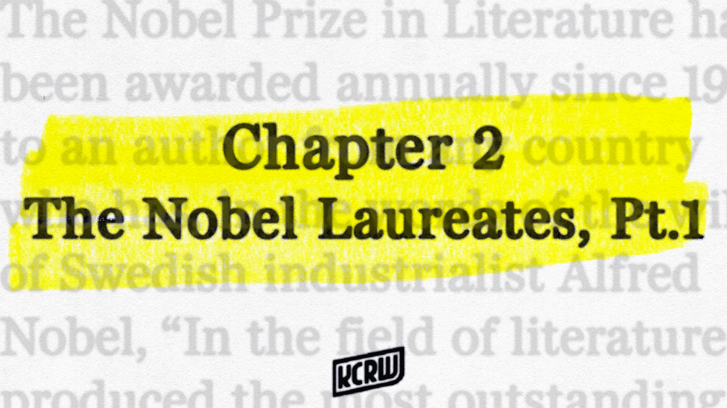 The Nobel Prize in Literature has been awarded annually since 1901 to an author from any country who has, in the words of the will of Swedish industrialist Alfred Nobel, “In the field of literature produced the most outstanding work in an idealistic direction.” Michael Silverblatt spoke with eight Nobel Prize laureates. In part 1 of The Nobel Laureates, we’ll be hearing from four of them: Toni Morrison, Wole Soyinka, Orhan Pamuk, and Seamus Heaney.