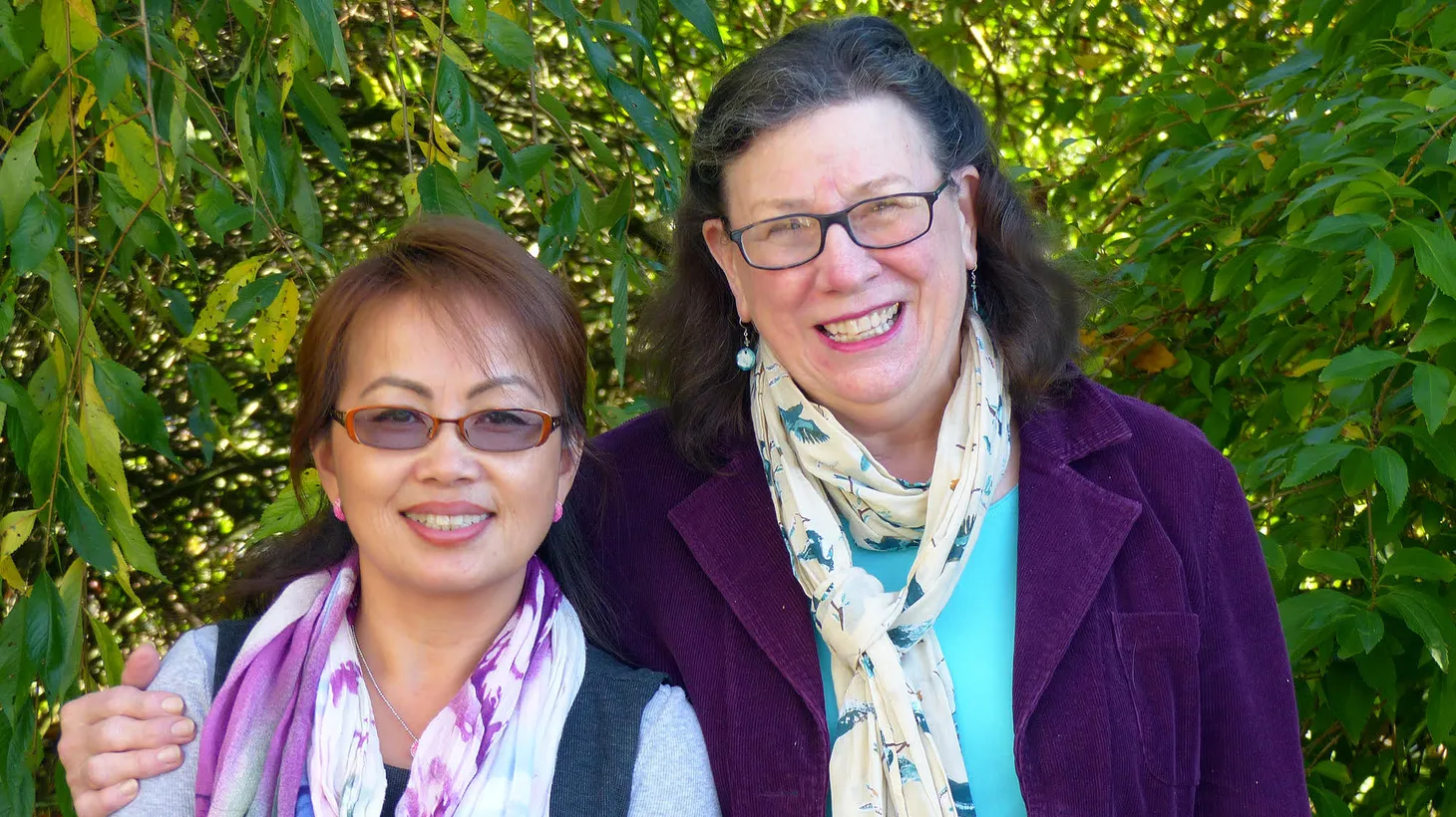 Sami Scripter (right) was working at a grade school in northeast Portland when she met Sheng Yang, a student in an ESL program.