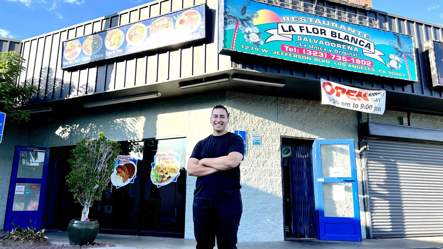 “He relied on his charisma and personality,” says Alexis Navarette of his father, who opened his El Salvadoran restaurant in South LA prior to social media and gentrification.