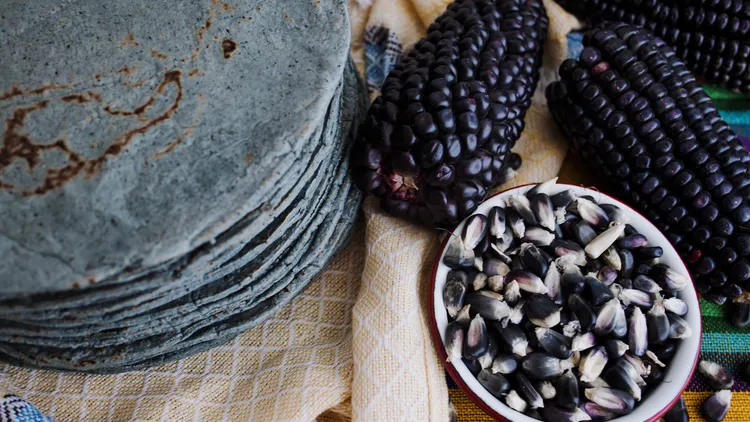 We play Sophie's Choice with tortillas and get into the details of blue corn.