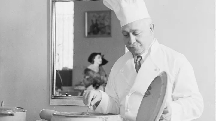 French chef Henri Charpentier, seen here circa 1911, was credited with making Theodore Roosevelt French onion soup.