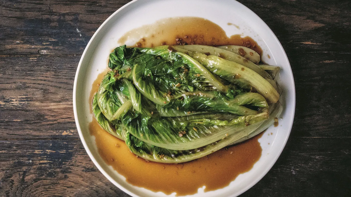 For Chinese cooks, romaine lettuce is just another leafy green, which has a savory sweetness when cooked.