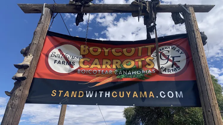 Melinda Burns reports on the water wars in Cuyama, where small farmers are boycotting carrot behemoths Grimmway Farms and Bolthouse Farms.
