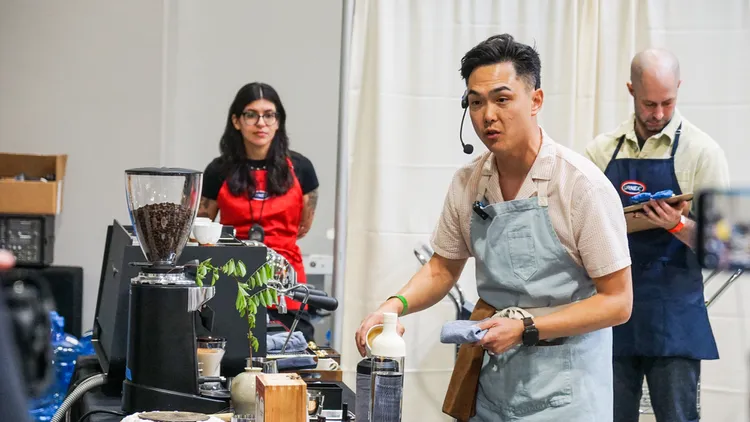 Frank La of Be Bright Coffee heads to Busan to compete in the World Barista Championship.