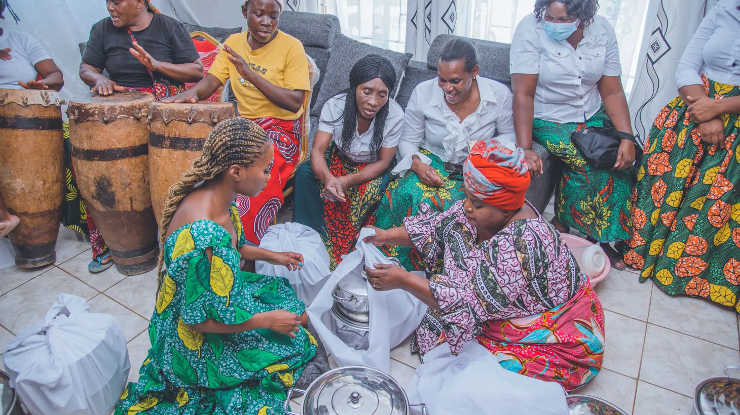 Travel writer Mazuba Kapambwe-Mizzi prepares a special meal for the groom as part of the Zambian wedding tradition known as ichilanga mulilo.