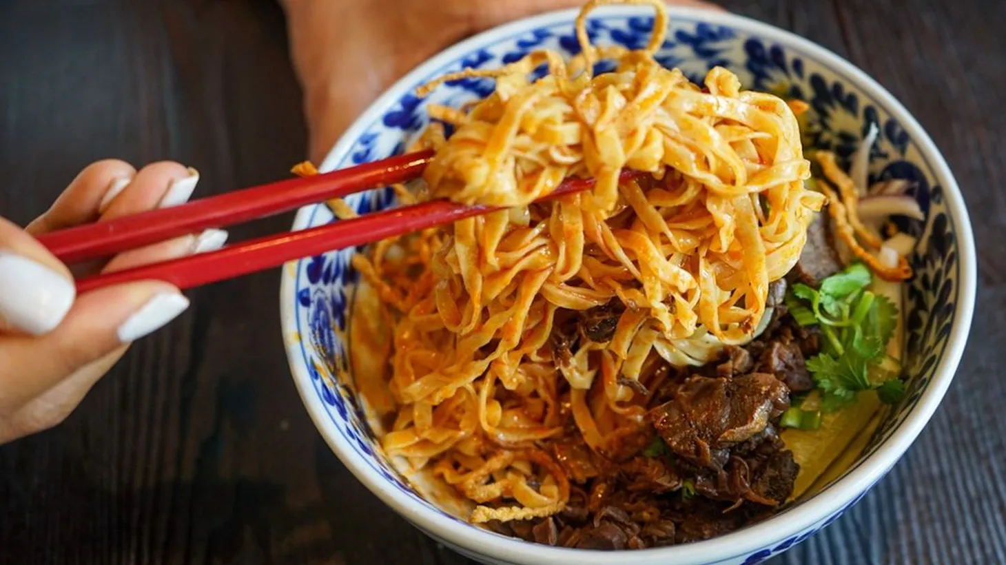 At Chao Krung, Chinese dishes like chow mein and egg foo young have been replaced by Thai dishes such as khao soi noodles.