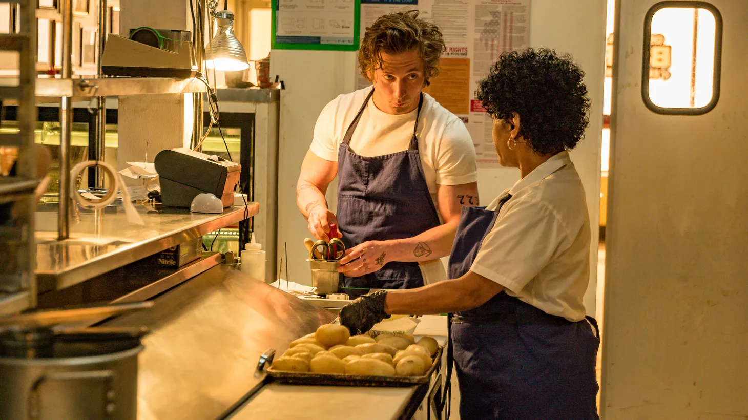 “For Carmy, my heart just kind of broke for him,” says actor Jeremy Allen White, who plays a chef returning home to run his family’s sandwich shop in the FX series, “The Bear.”