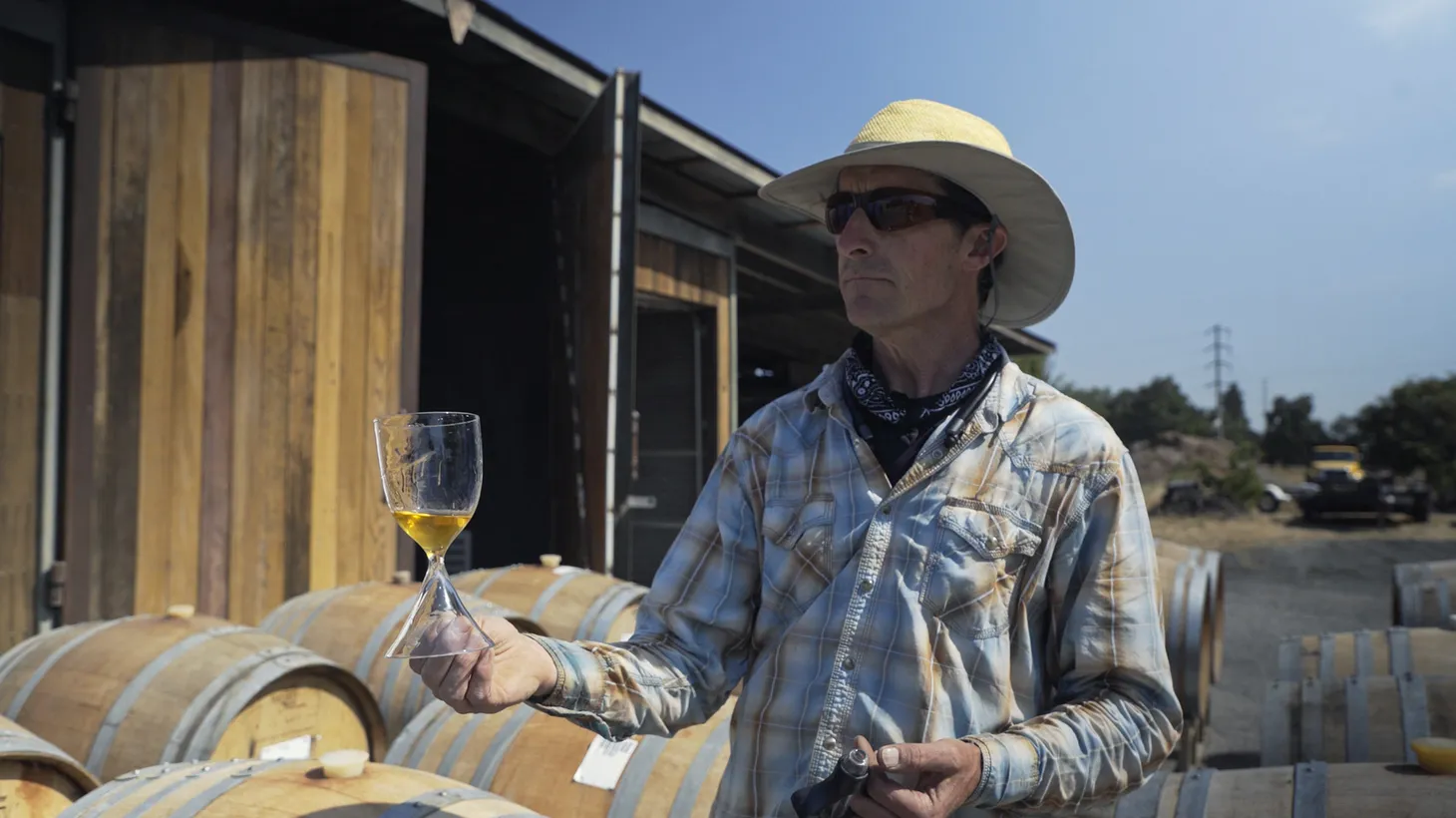 Natural winemakers, like Derrick Trowbridge of Old World Winery, oversee every aspect of the wine that they make, an accomplishment achieved without using chemicals or intervention.