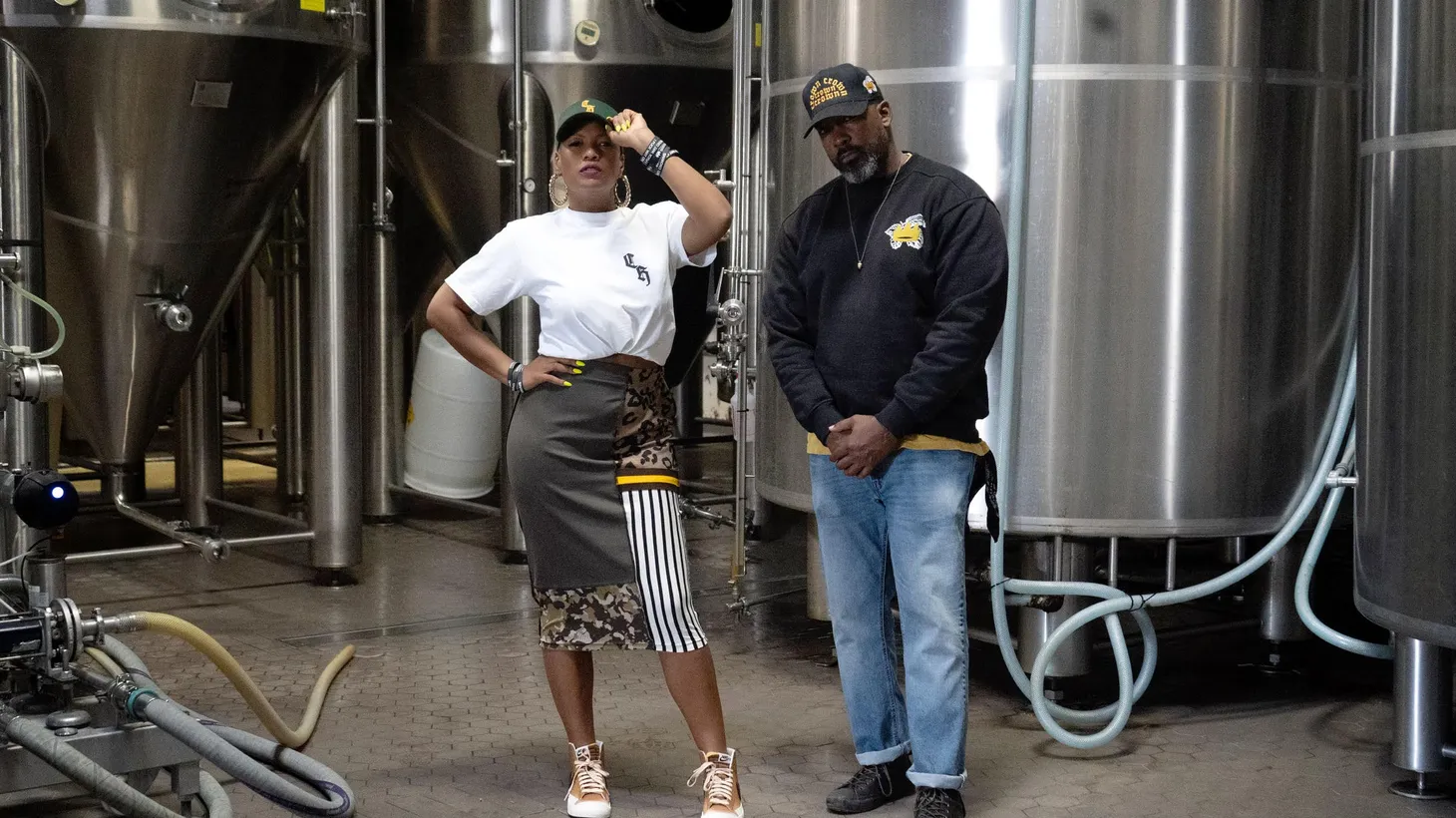 Beny Ashburn (left) and Teo Hunter founded the 8 Trill Initiative, a development fund which generates opportunities for Black-owned craft beer brands while demonstrating the benefits and fiscal impact of racial equity.