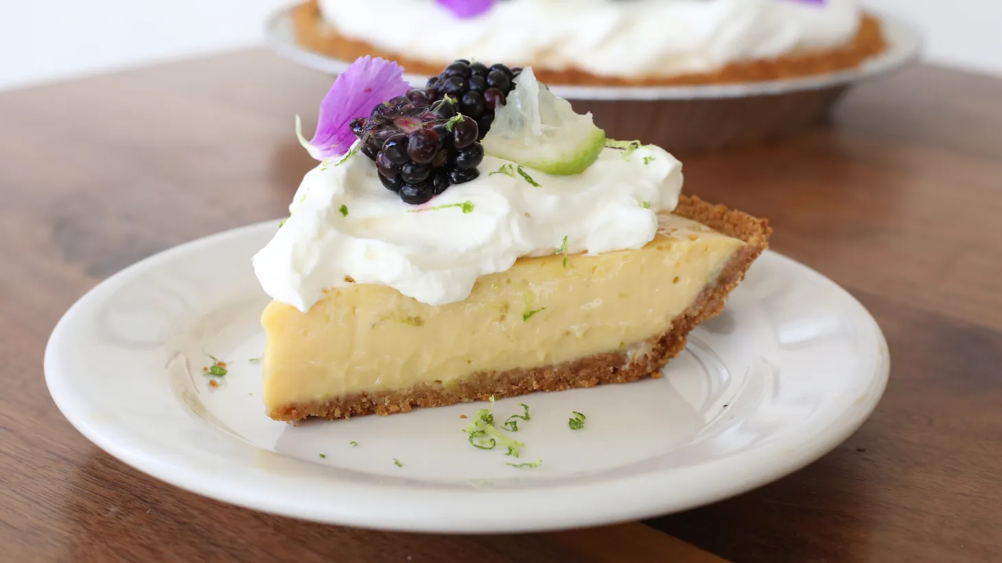 Valerie Confections makes this delectable key lime pie. Founder and chief baker Valerie Gordon will be one of the judges for KCRW's 2023 Pie Contest, on April 30 at UCLA.
