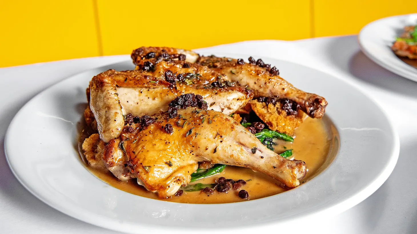 Bill Addison recommends the cornish game hen at Horses in Hollywood.