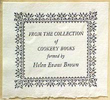 Helen Evans Brown Bookplate