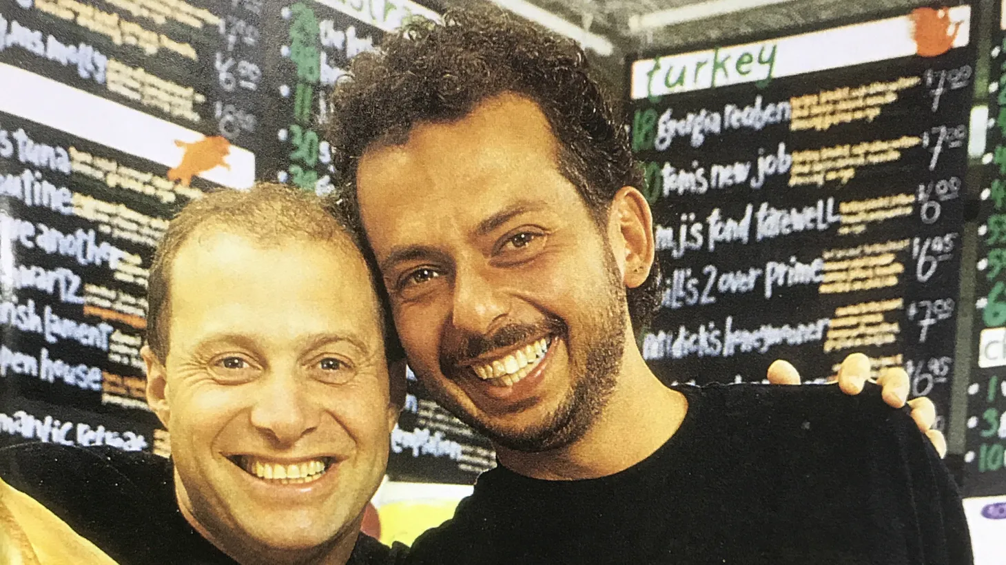 Zingerman’s co-founders Paul Saginaw (left) and Ari Weinzweig brought the Jewish deli tradition to Ann Arbor in 1982.