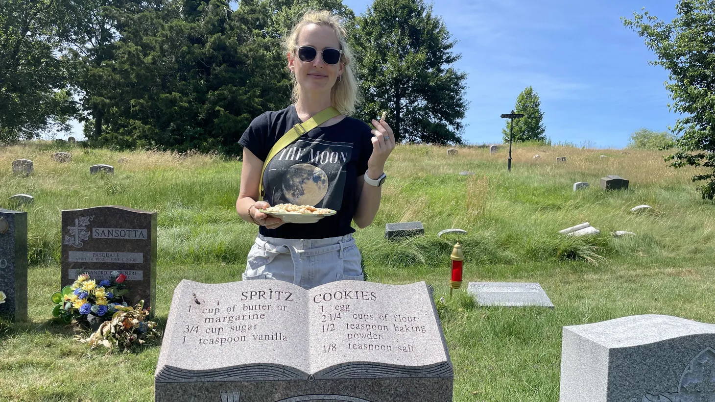 Rosie Grant encountered her first tombstone recipe in Brooklyn, New York — It was for Naomi Miller-Dawson’s spritz cookies.