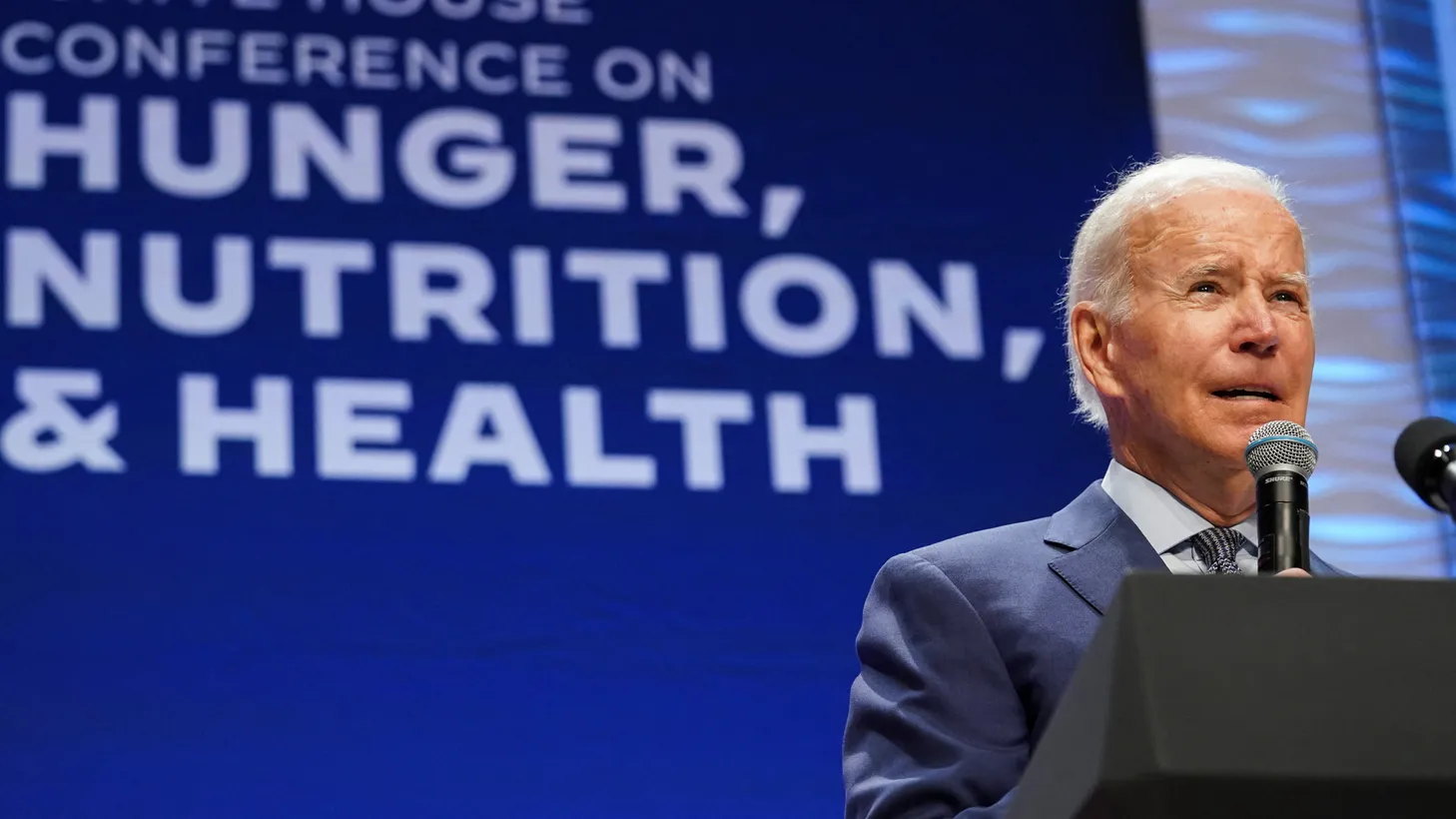 The Biden administration has the goal of ending the national hunger crisis by 2030.