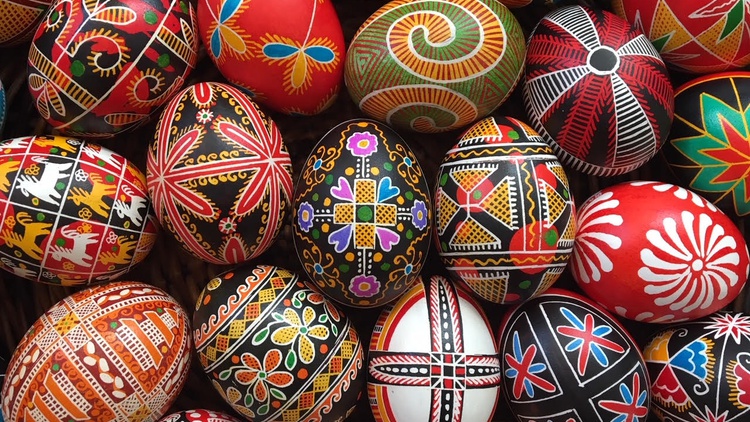 Ukrainian eggs, iftar, Italian Jewish Passover