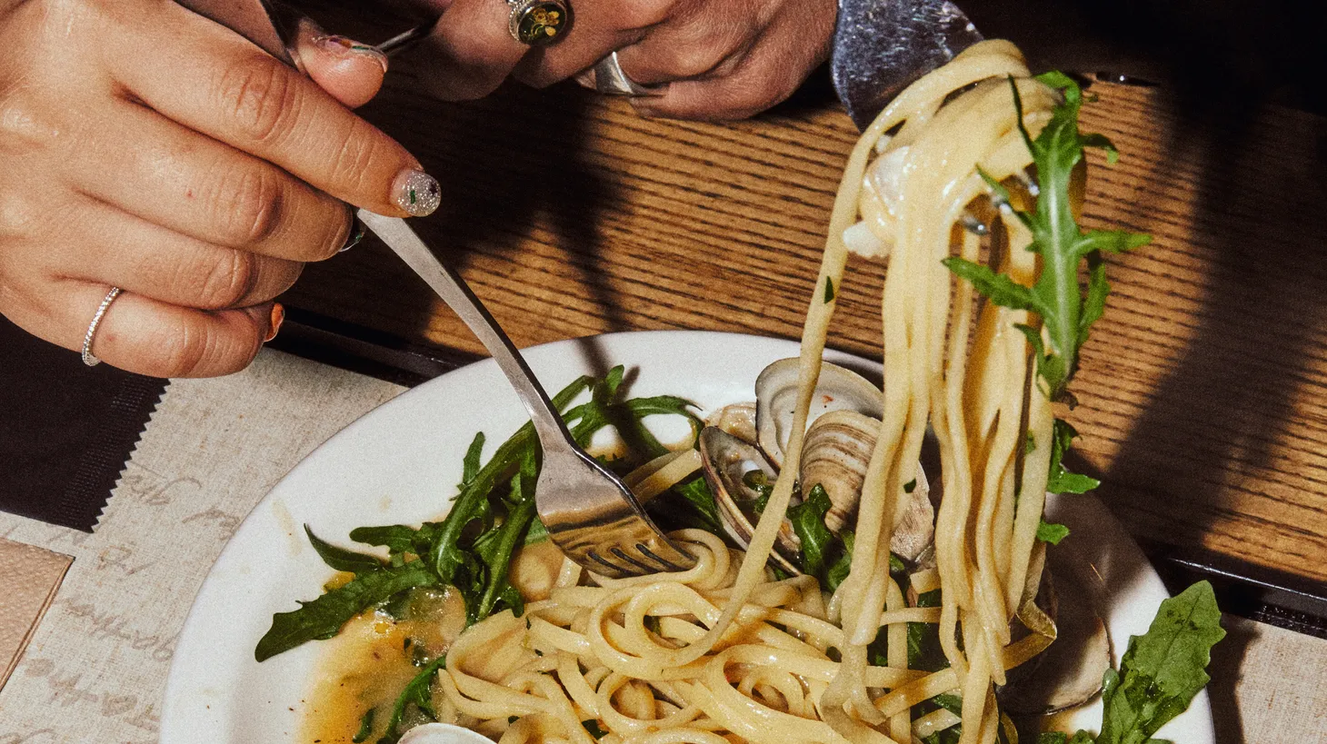 Korea's exploding interest in Italian cuisine inspired this spaghetti vongole recipe.