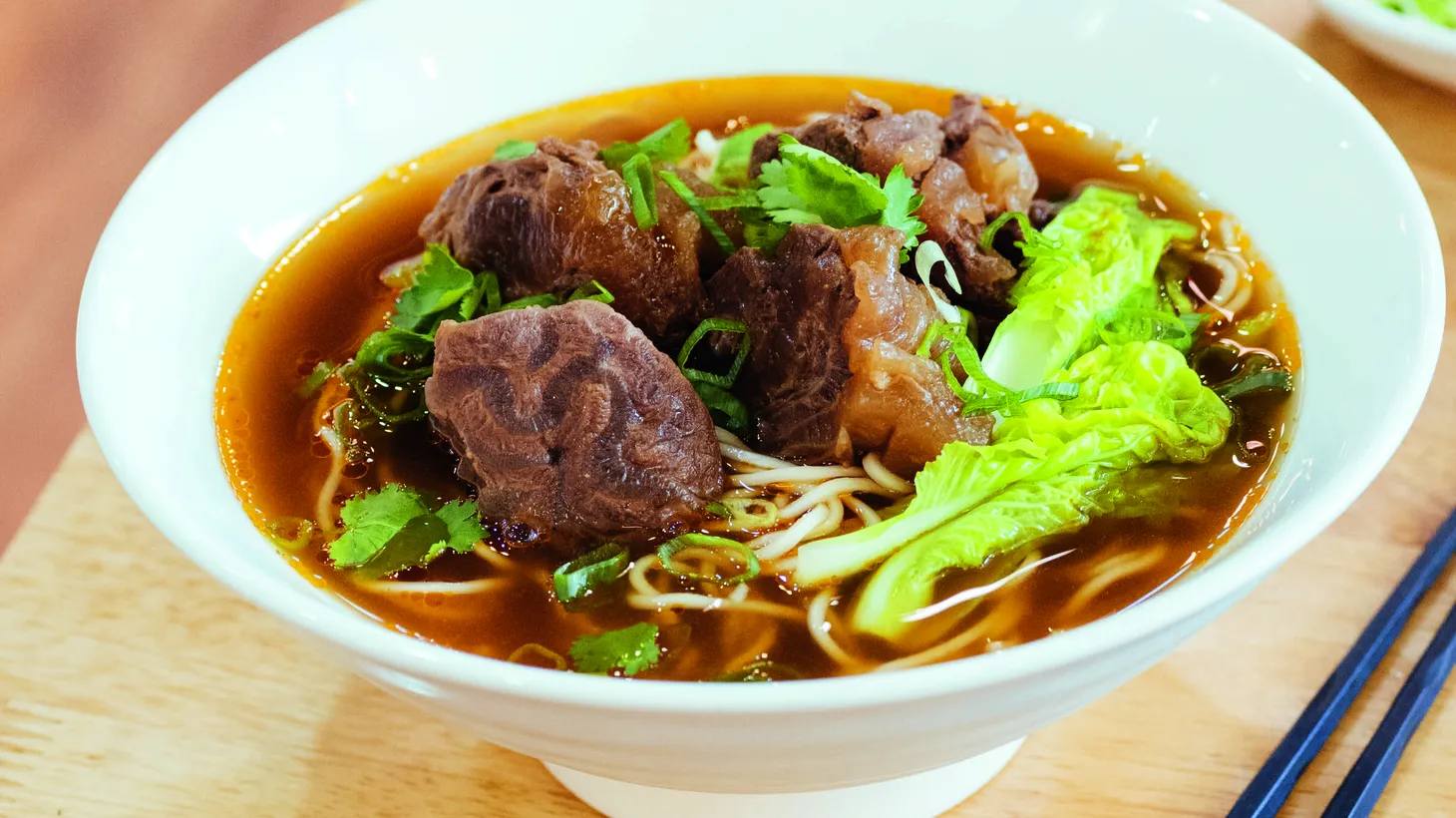 Beef noodle soup became popular in Taiwan after 1949, when a surge of Chinese refugees came to the island with the nationalist government during the Chinese Civil War.