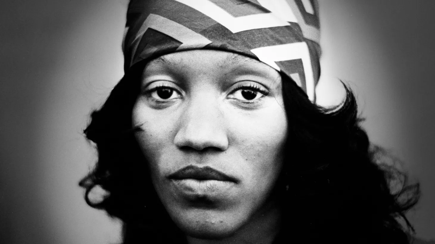 Portrait of Gloria Jones after a Joe Cocker concert where she was one of the backing vocalists, Crystal Palace Bowl, London, 3 June 1972.
