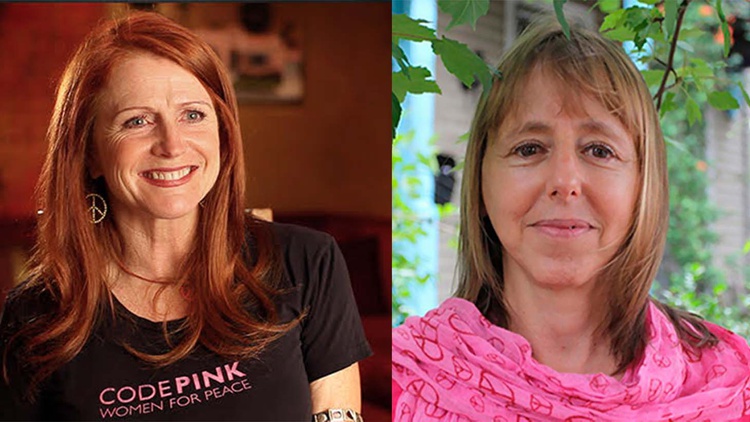 CODEPINK founders Medea Benjamin and Jodie Evans are rare voices of conscience confronting the bipartisan warmongers.