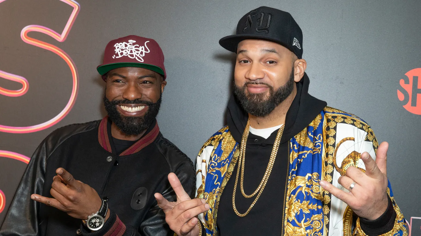 “There's a general feel for concern about the content we make [at Showtime] and the staff, and you don't generally get that as some of the other networks that we've had,” Desus Nice says. Desus (left) and The Kid Mero attend the premiere of their late-night series “Desus & Mero” at the Clocktower New York Edition New York, on February 21, 2019.