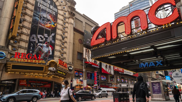 Two major theater chain operators make desperate financial moves: AMC Theaters announces a new stock to raise money, while Regal Cinemas may file for chapter 11.