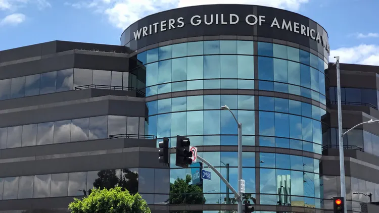 Writers’ union votes to authorize strike. Meanwhile Netflix announces a crackdown on password sharing in the United States, and Fox settles Dominion lawsuit.