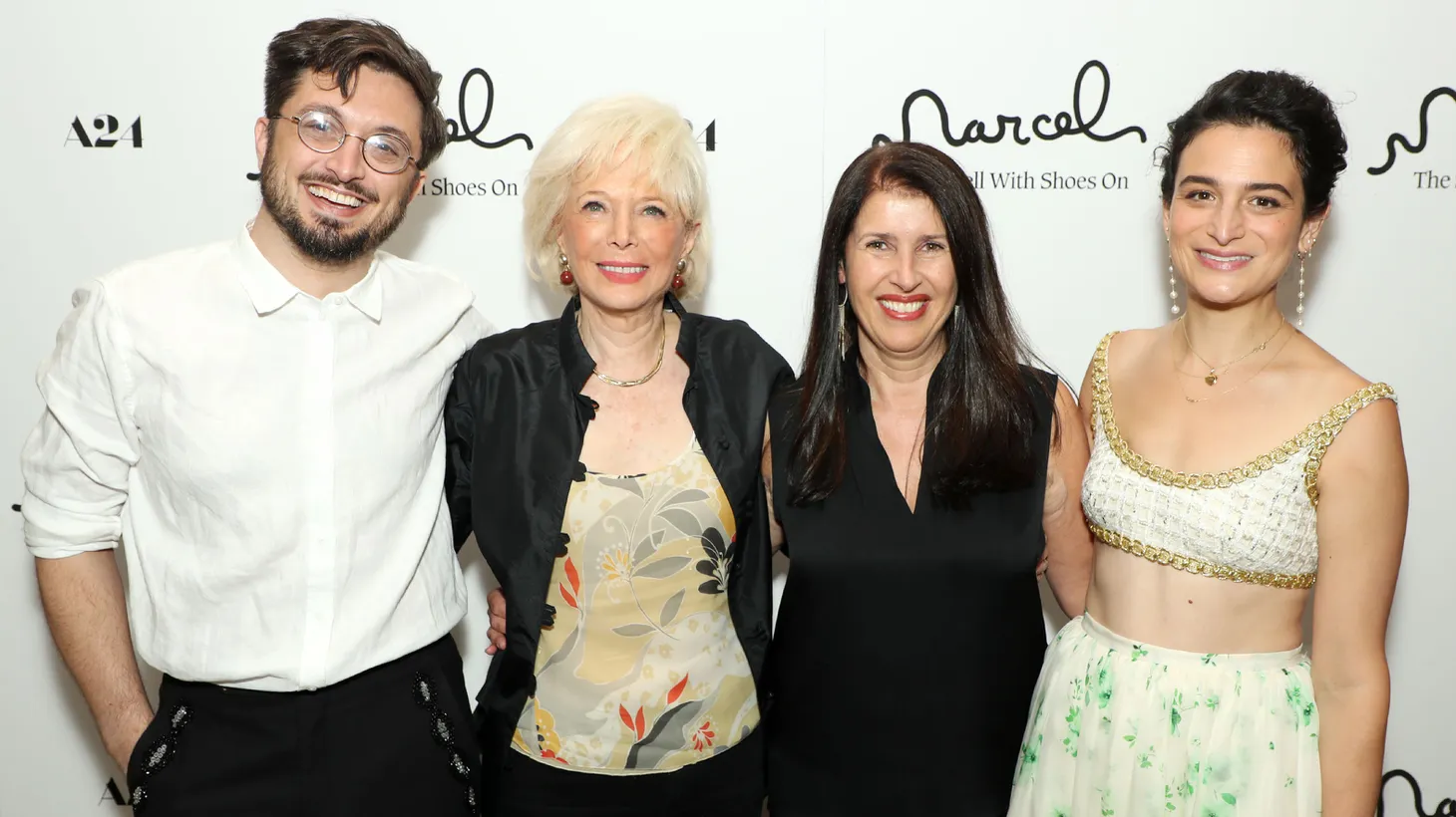 Dean Fleischer-Camp, Lesley Stahl, Caroline Kaplan, and Jenny Slate attend New York Special Screening of “Marcel the Shell With Shoes On” in New York City.