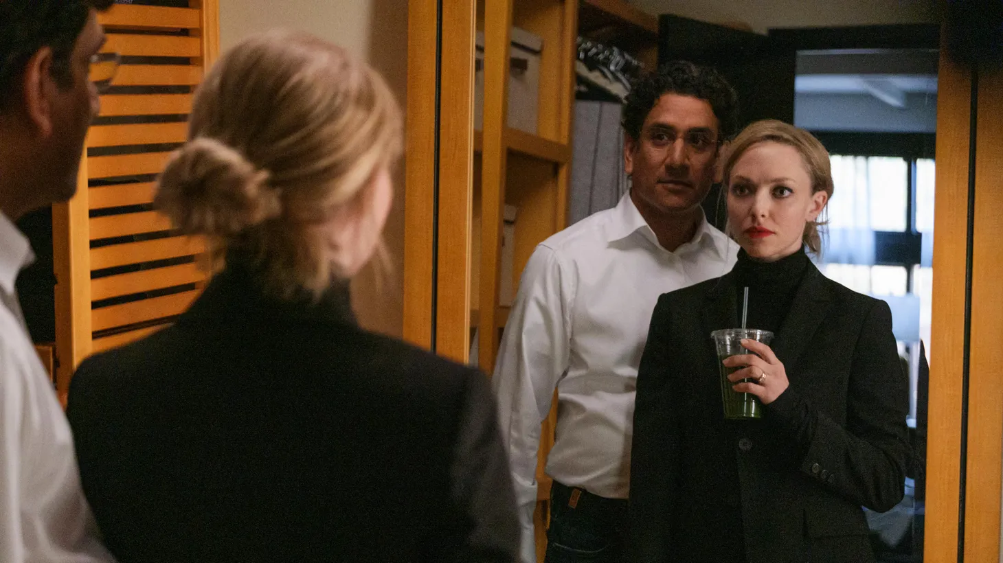 Hulu’s limited series “The Dropout” tells the story of Elizabeth Holmes and the downfall of her blood testing startup, Theranos. Amanda Seyfried plays Holmes, and her partner Sunny Balwani is played by Naveen Andrews.