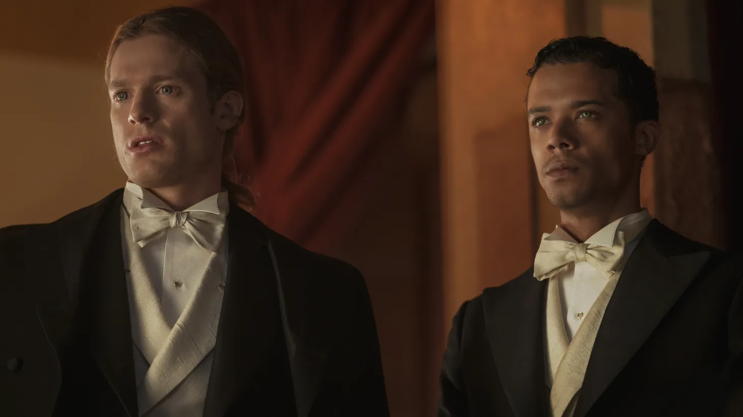Sam Reid (left) and Jacob Anderson in “Anne Rice’s Interview with the Vampire.” ​​