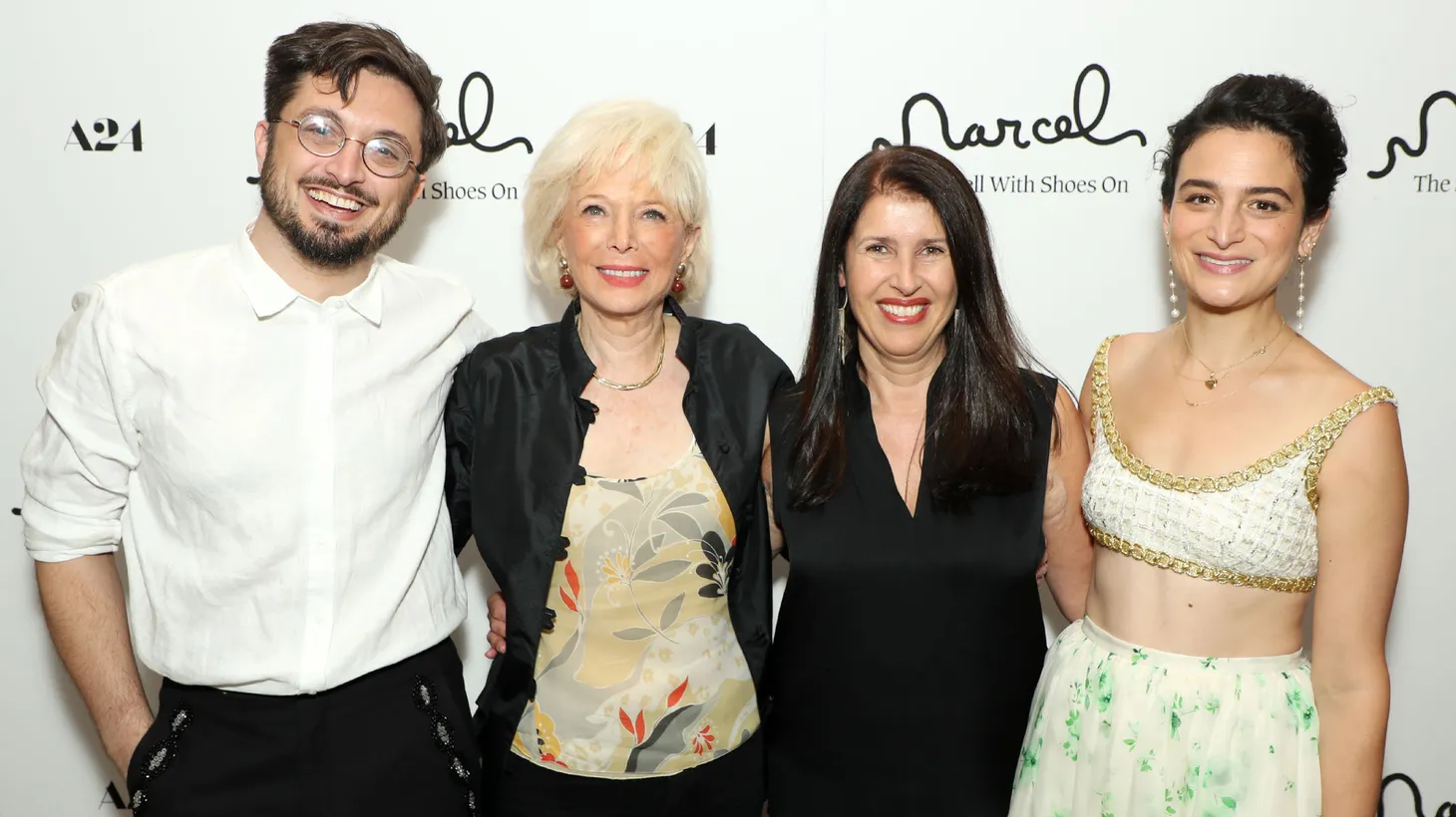Dean Fleischer-Camp, Lesley Stahl, Caroline Kaplan, and Jenny Slate attend New York Special Screening of “Marcel the Shell With Shoes On” in New York City..