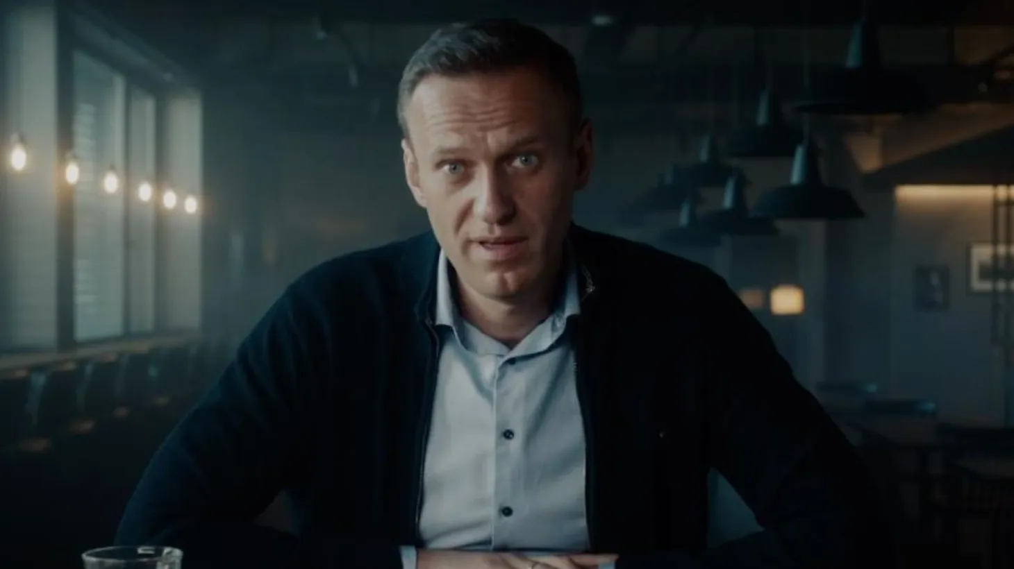 Alexei Navalny, Russian opposition leader, is interviewed in “Navalny.”