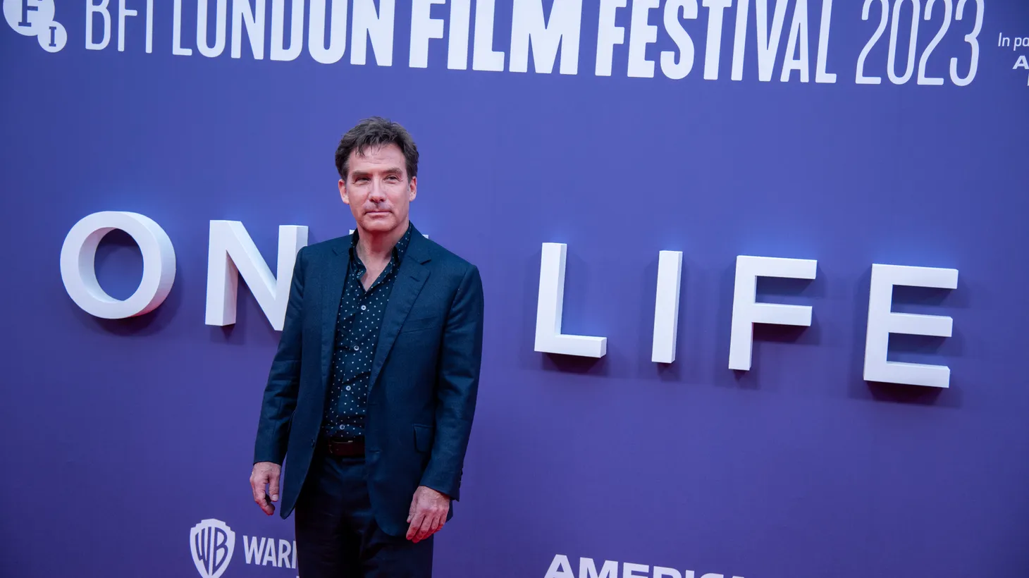 James Hawes attends the "One Life" Headline Gala premiere during the 67th BFI London Film Festival at The Royal Festival Hall.