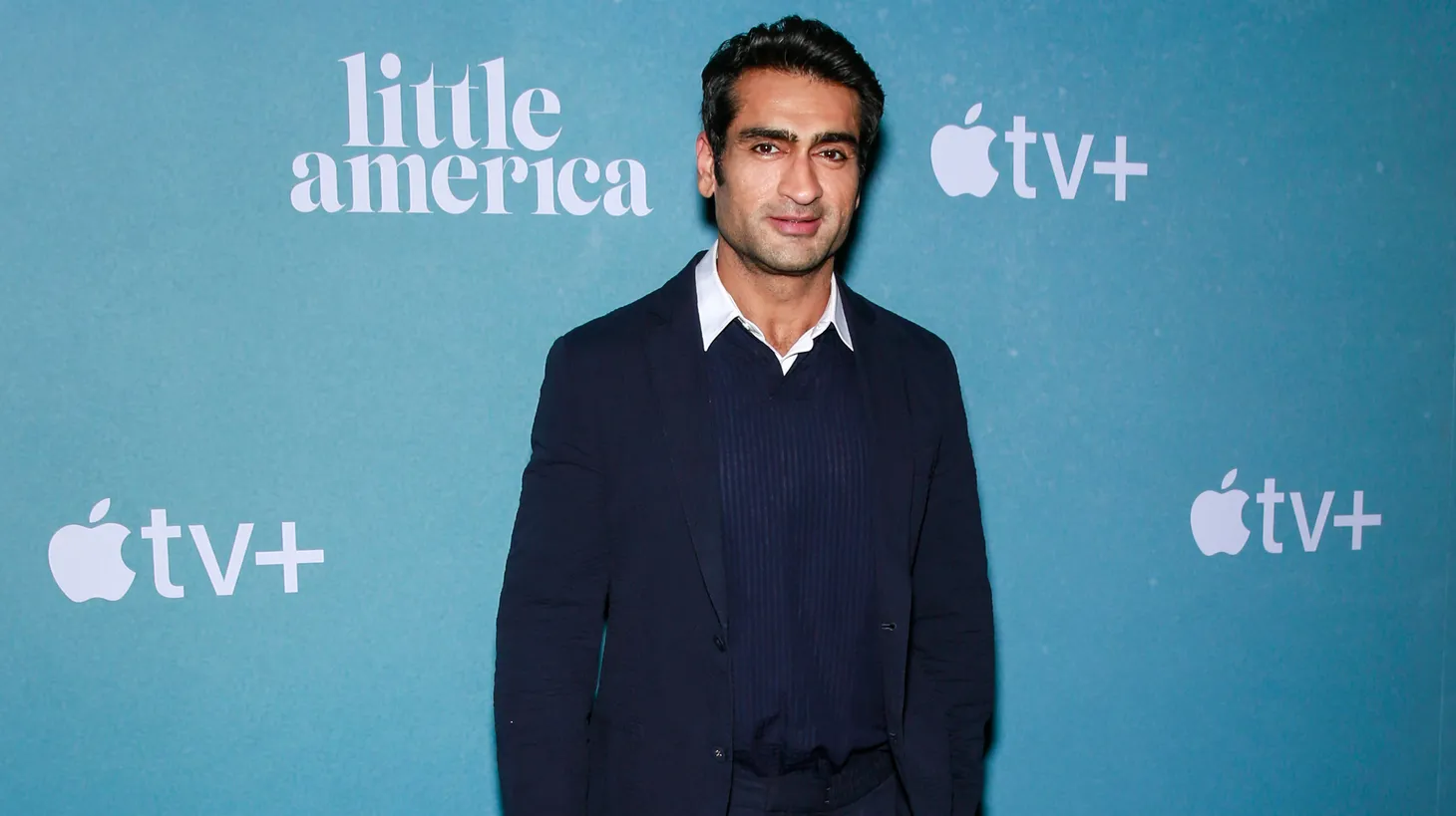 Kumail Nanjiani attends the premiere of Apple TV+'s "Little America" at the Pacific Design Center, on January 23, 2022.