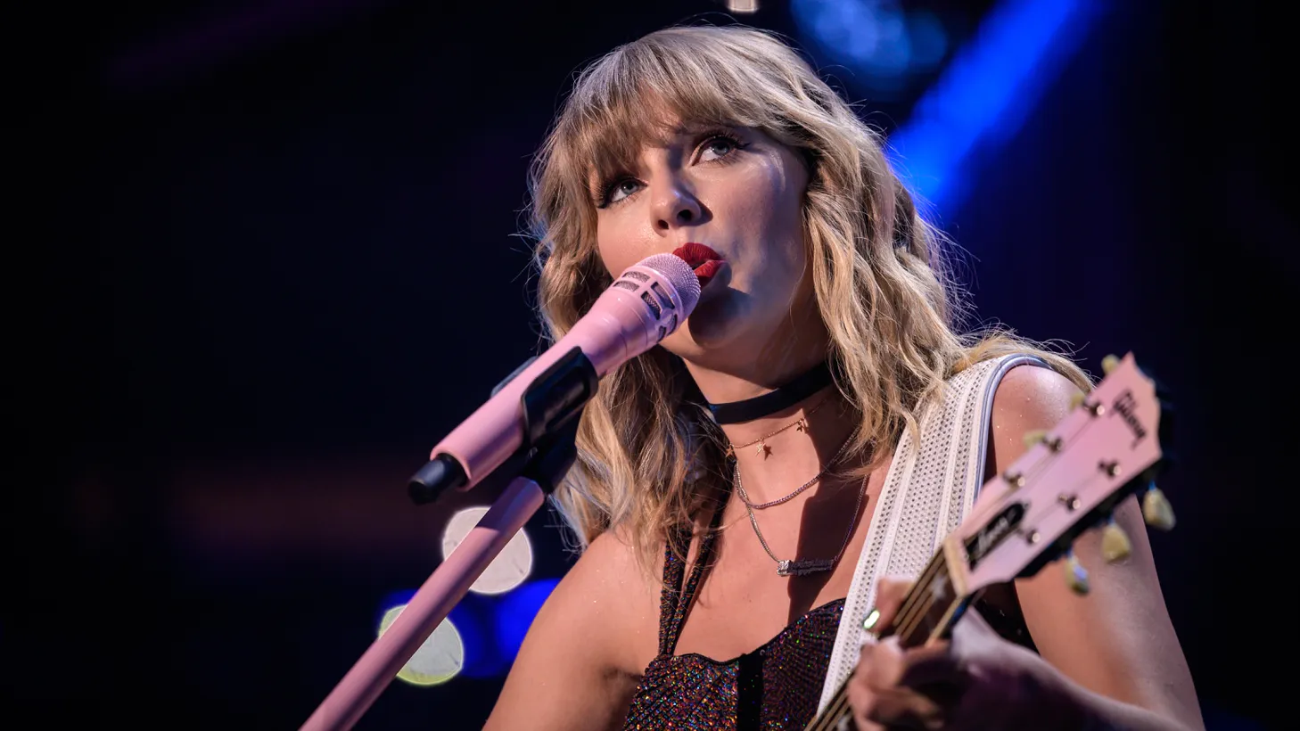 Taylor Swift performs at the 2019 Z100 Jingle Ball at Madison Square Garden in New York on December 13, 2019.