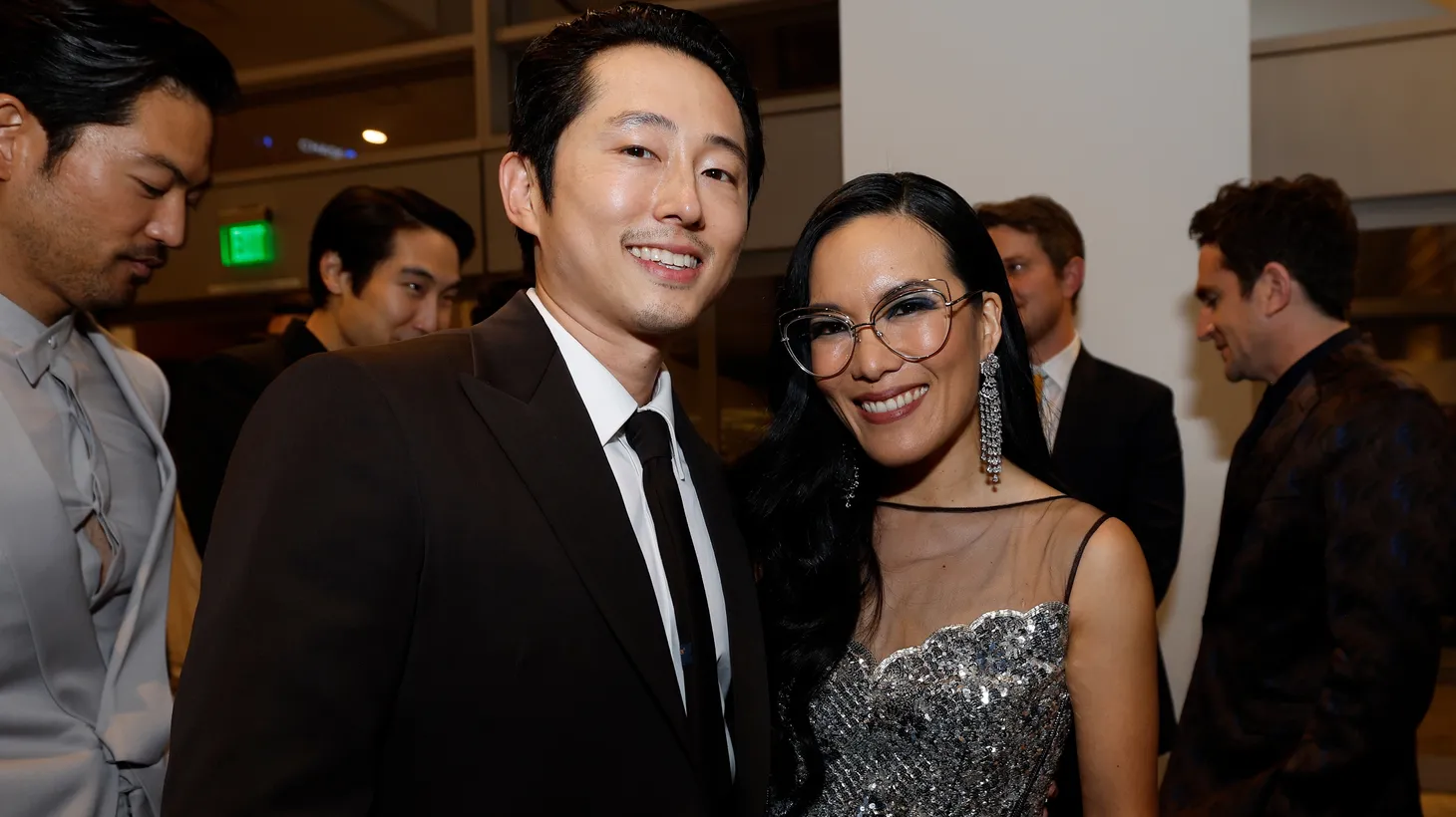 Actor Steven Yeun, pictured here with Beef co-star Ali Wong, discusses the joys (and occasional hives) that came with filming the awards season-sweeping Netflix limited series, which earned him two Emmys.