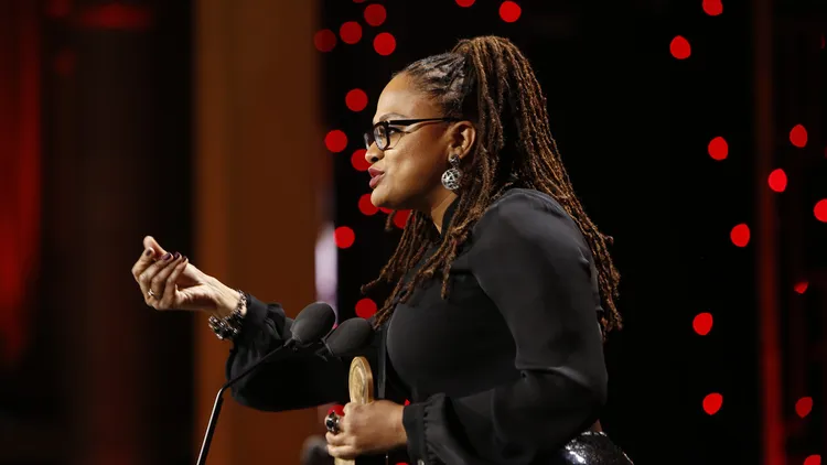 Director Ava DuVernay discusses the impact of Haile Gerima’s film “Sankofa” on her work, praising its depictions of resistance and empowerment.