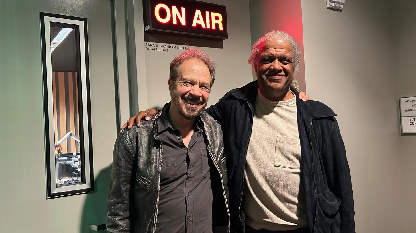 Ed Zwick and Elvis Mitchell at KCRW.