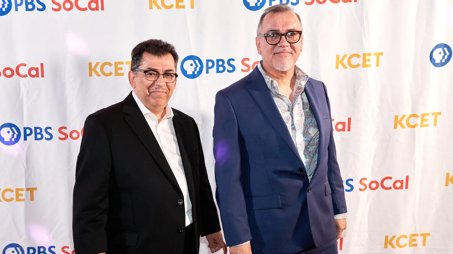 Gilbert and Jaime Hernandez at the KCET/PBS SoCal screening of the Love and Rockets documentary.