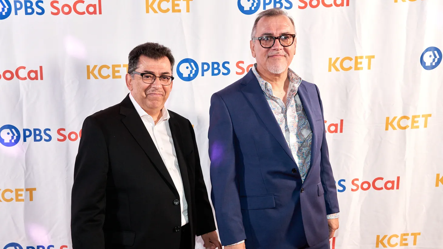 Cartoonists Jaime (left) and Gilbert Hernandez at the KCET/PBS SoCal screening of the “Love and Rockets” documentary.