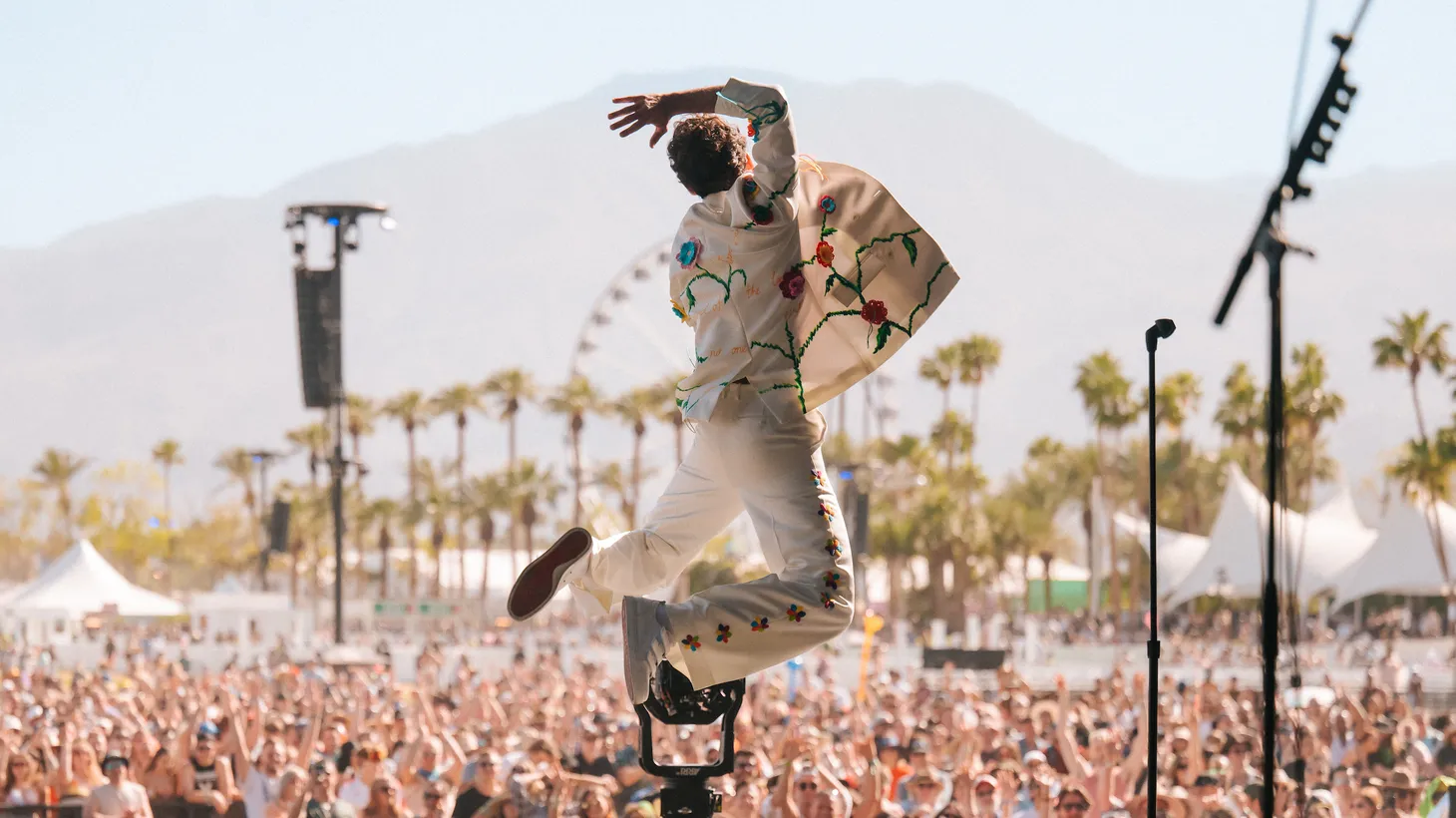 Mika performs at Weekend 1 of Coachella 2022.
