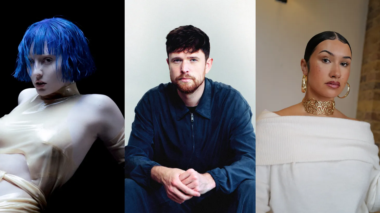 From KCRW mainstays James Blake and Cleo Sol to dark-alt-pop queen Ashnikko — our social media team takes the reins to share the songs you need in your life immediately. (L-R) Ashnikko, James Blake, and Cleo Sol.