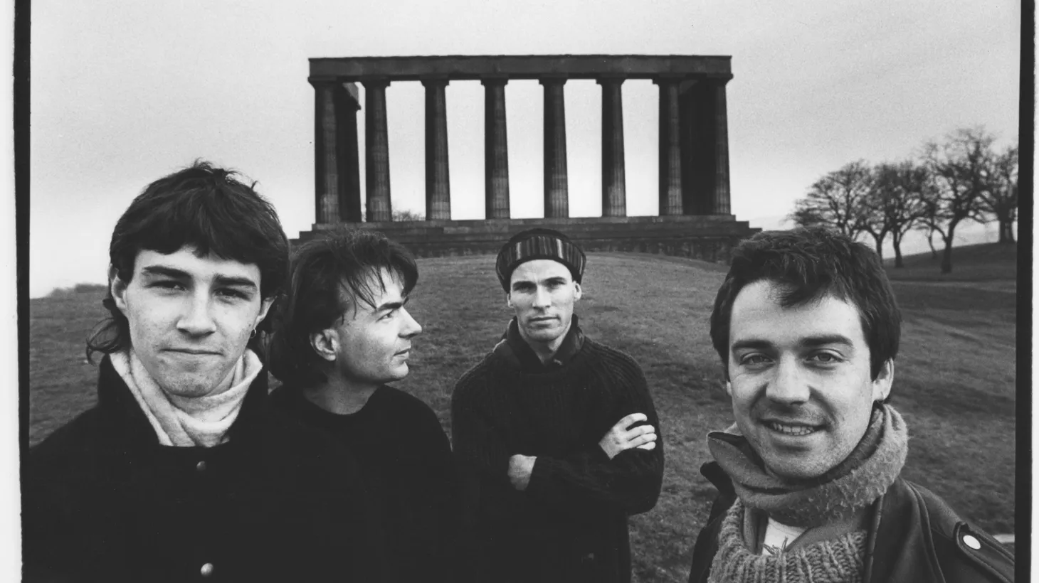 The Chills in 1990, with Martin Phillipps at far right.