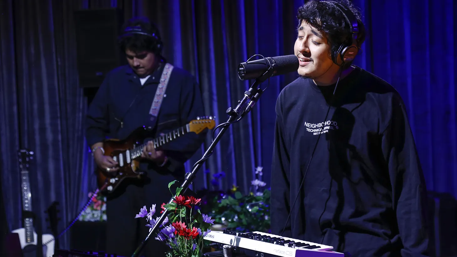 Get swoony: Cuco returns to KCRW HQ, and brings our performance studio fully back to life.