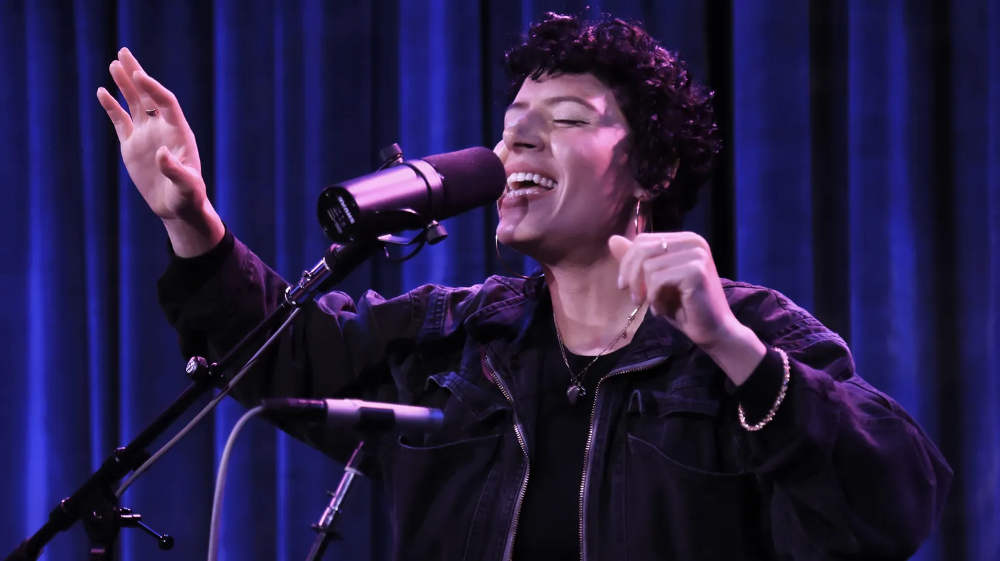 Emily King infuses “Special Occasion” energy throughout KCRW’s Annenberg Performance Studio.