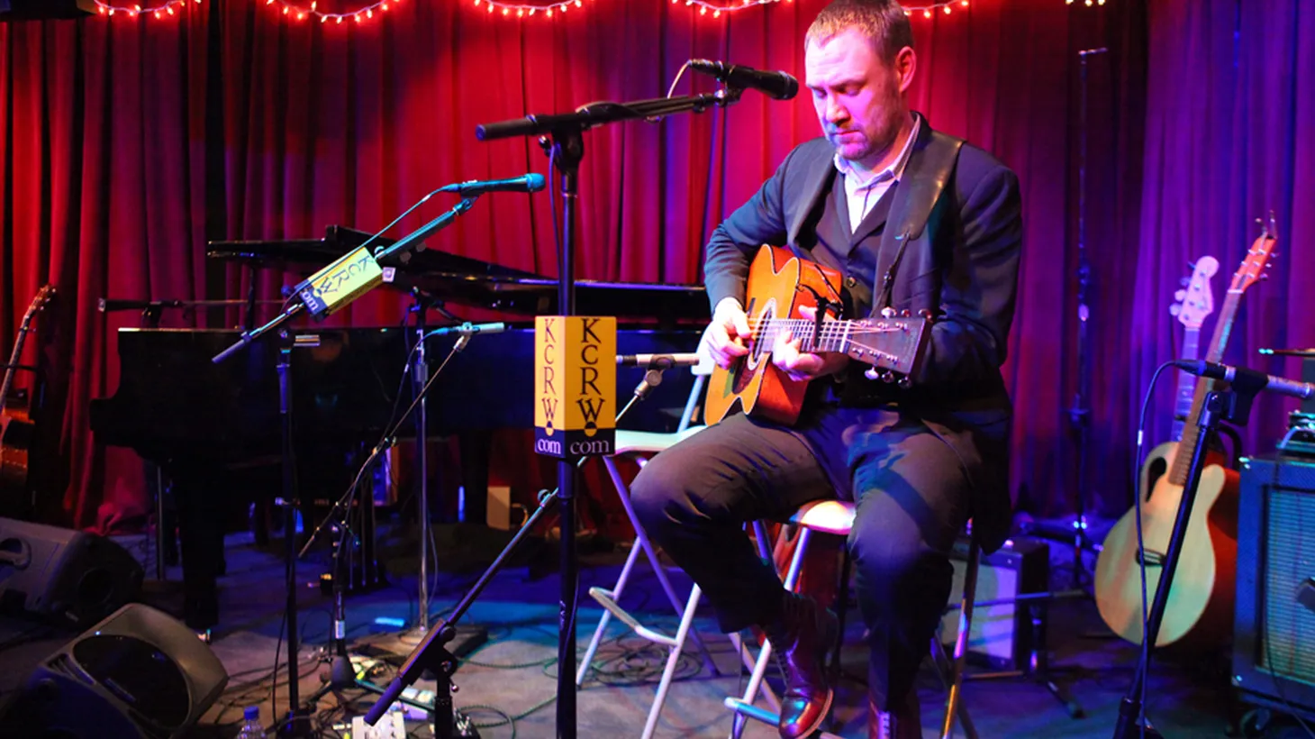 Singer David Gray recorded at KCRW's Apogee Sessions for a live audience. It's an intriguing interview and a captivating performance from a favorite KCRW artist.