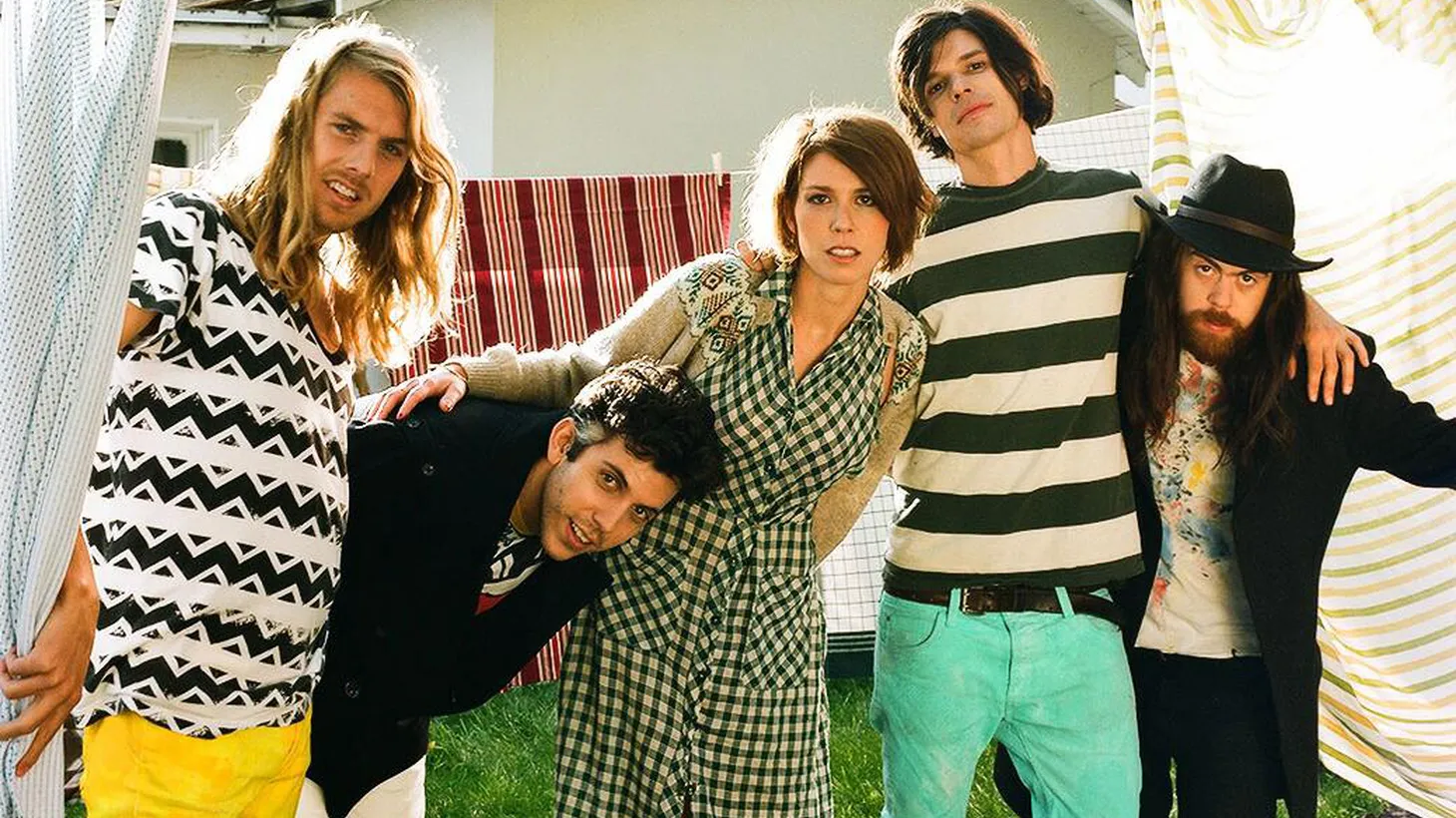 The five globe-trotting members of Grouplove met on the isle of Crete and had so much fun making music together that they pooled their funds and recorded their debut here in Los Angeles. Lucky for us, they'll reconvene to perform their songs live on Morning Becomes Eclectic when they join us at 11:15am.