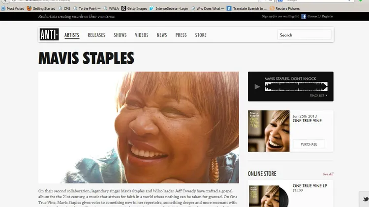 Rock and Roll Hall of Fame inductee and first lady of joyous song, Mavis Staples, sits down with Jason Bentley to chat...